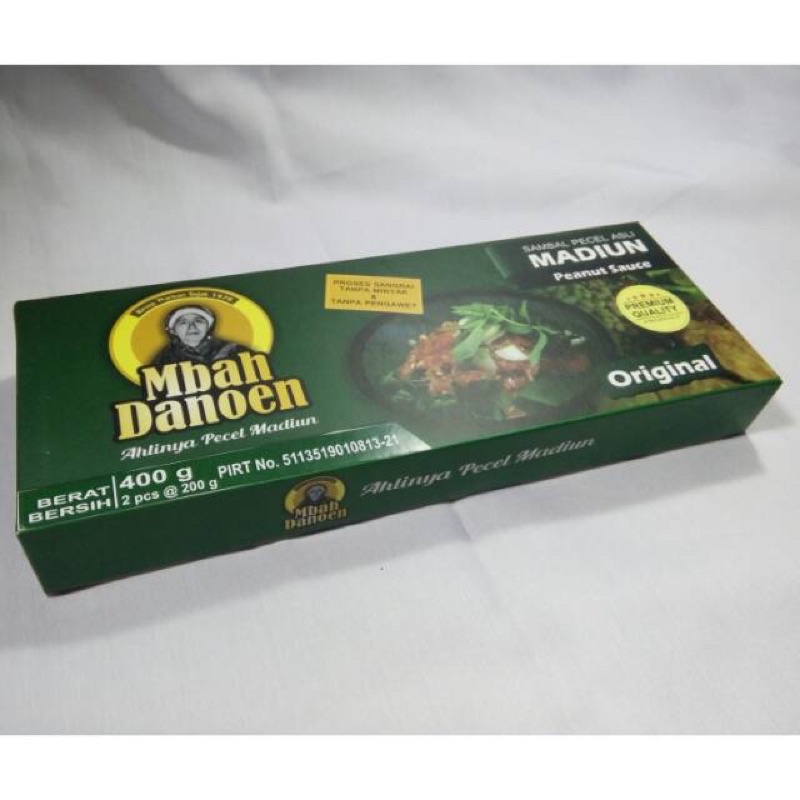 

Sambel Pecel Mbah Danoen Asli Madiun - 400 gram - Rasa Original/Sedang
