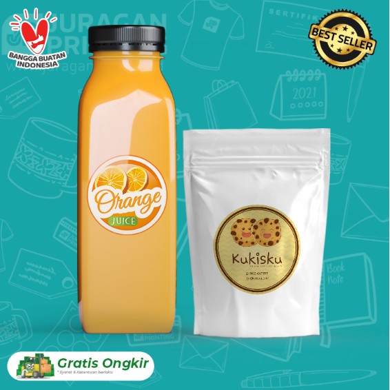 

Cetak Stiker Label Bulat PREMIUM, Sticker Label Kotak, Stiker Label Produk Custom, Label Makanan