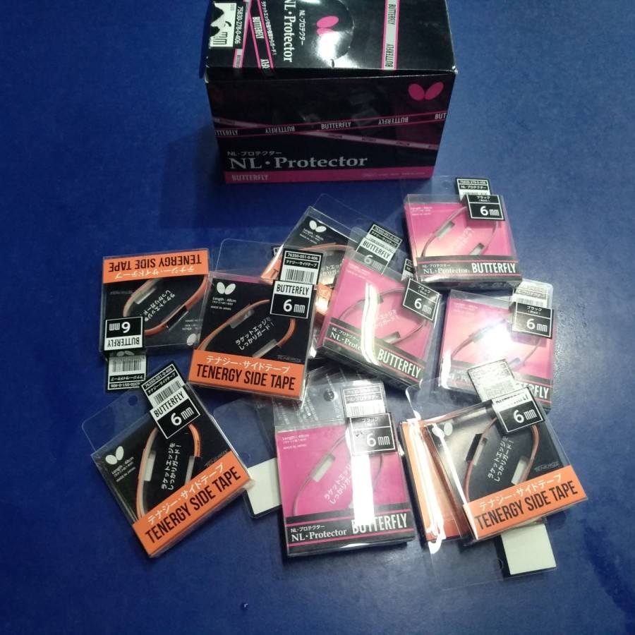 SIDE TAPE BET TENIS MEJA BUTTERFLY TENERGY ORANGE KEREN