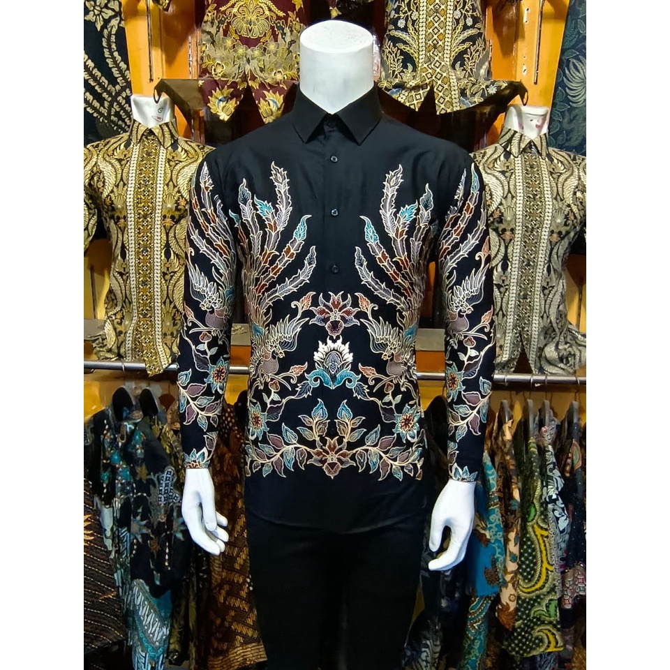 Kemeja Batik Pria Slimfit Batik Pria Lengan Panjang Batik Slimfit Pria Baju Batik Pria Kemeja Batik 