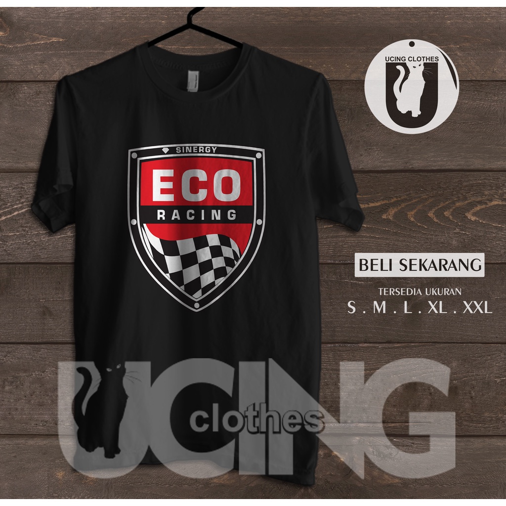 Kaos Baju Eco Racing Logo Kaos Otomotif