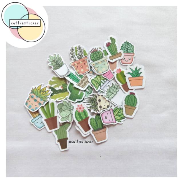 

Sticker Kaktus | Cactus Aesthetic | Sticker Bullet Journal | Sticker mini cactus | Sticker Studygram | Cuttiesticker | (30+ pcs)