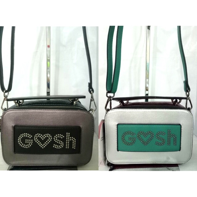 Ready Tas Gosh Art 368 Green Silver Shopee Indonesia