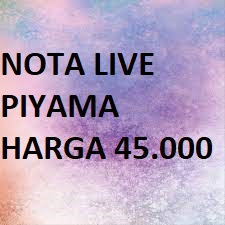 NOTA LIVE GANCI