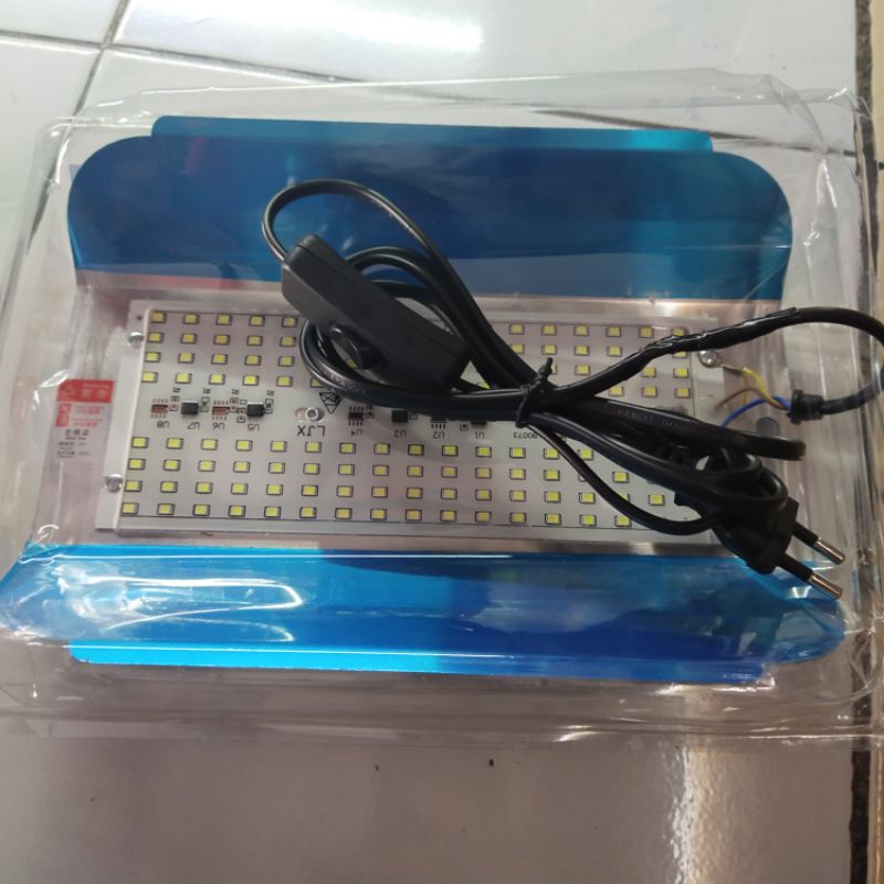 lampu taning aquarium 100 watt tinggal colok