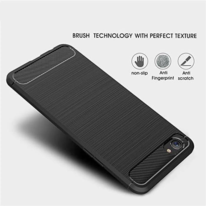 Case IPAKY Oppo A3s Carbon Softshell cover case ipaky carbon A3S OPPO - Hitam Murah
