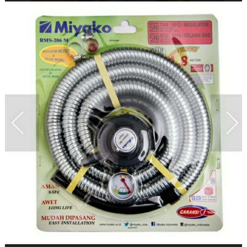 Miyako Selang Regulator RMS-206M Regulator Gas Miyako RMS 206 M
