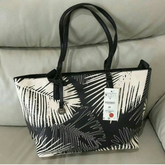 Stradivarius Leaves Tote Bag Original