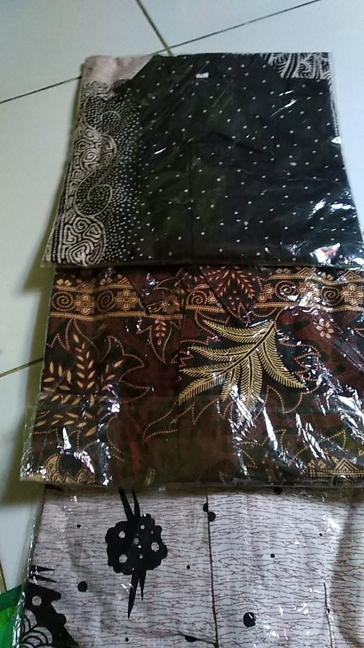 Kemeja Batik Pria Lengan Pendek Size M L Xl Xxl Bswart Batik Hrb026 Kenongo Hem Panjang Padi