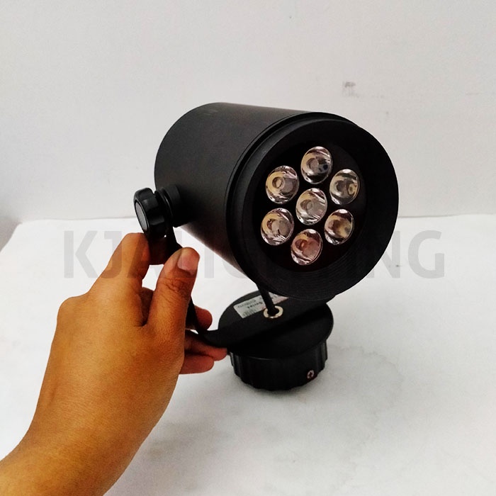 VACOLUX TRACKLAMP TEMPEL LED 12W WARM WHITE VL-2111A BODY HITAM