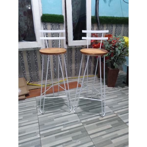 kursi bar tinggi 80 cm diameter dudukan 35 cm