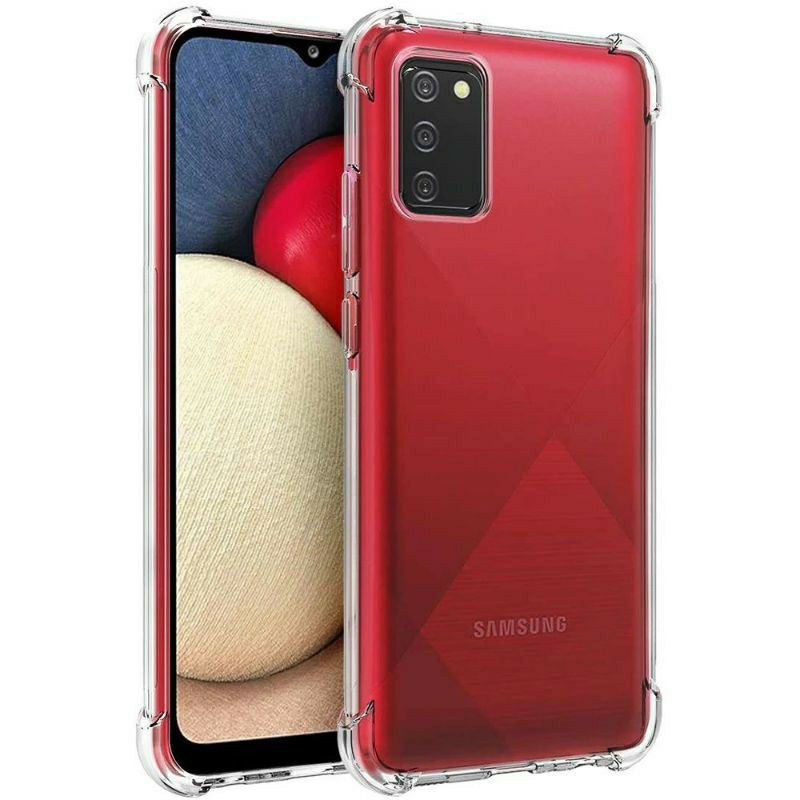 Case SAMSUNG A02s Soft Case Clear Anti crack Protector  premium