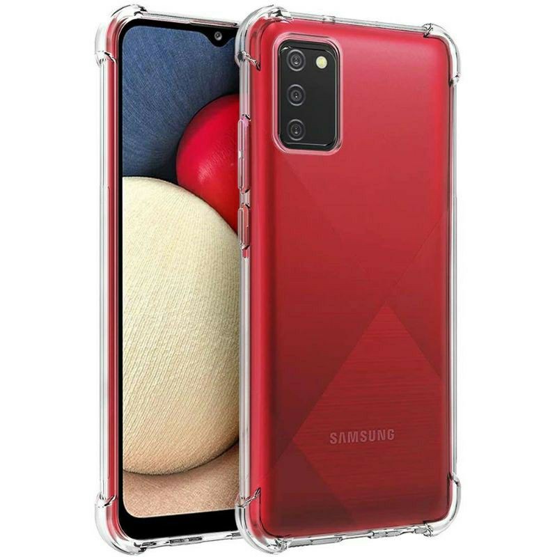 Case SAMSUNG A02s Soft Case Clear Anti crack Protector  premium