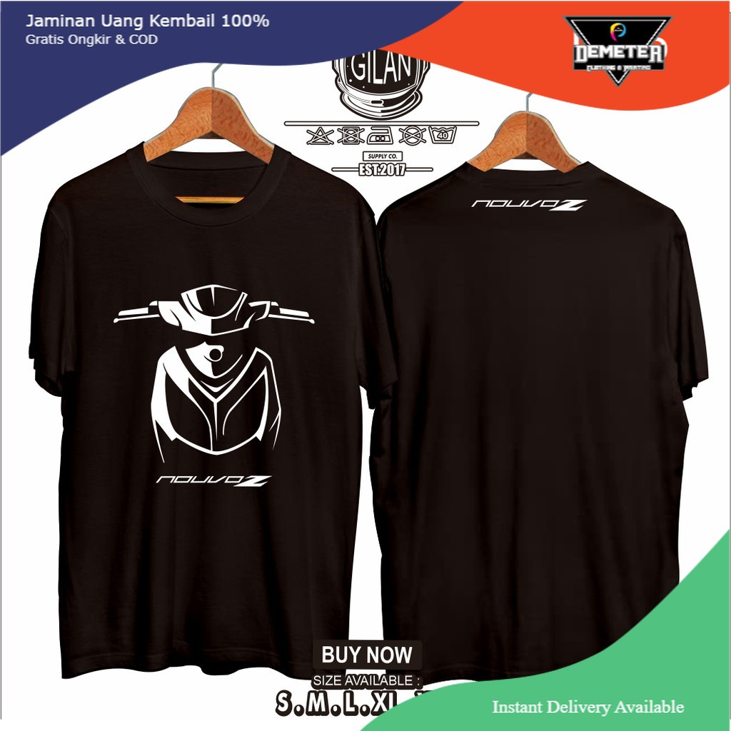 Kaos Baju MOTOR YAMAHA NOUVO Z Kaos Otomotif - DEMETER CLOTH