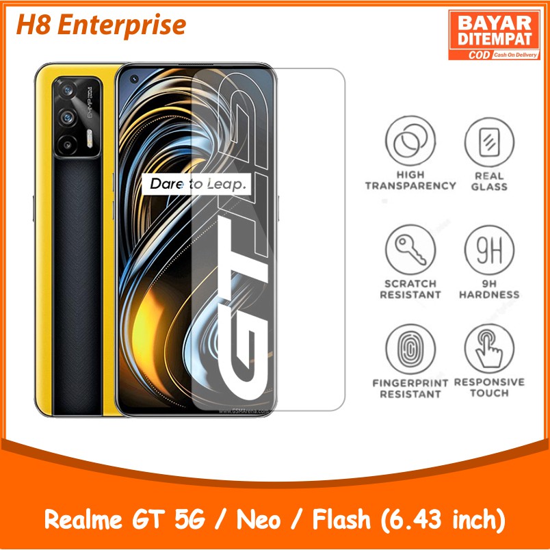 Tempered Glass Realme GT 5G / Neo / Flash - Anti Gores Kaca Premium Quality