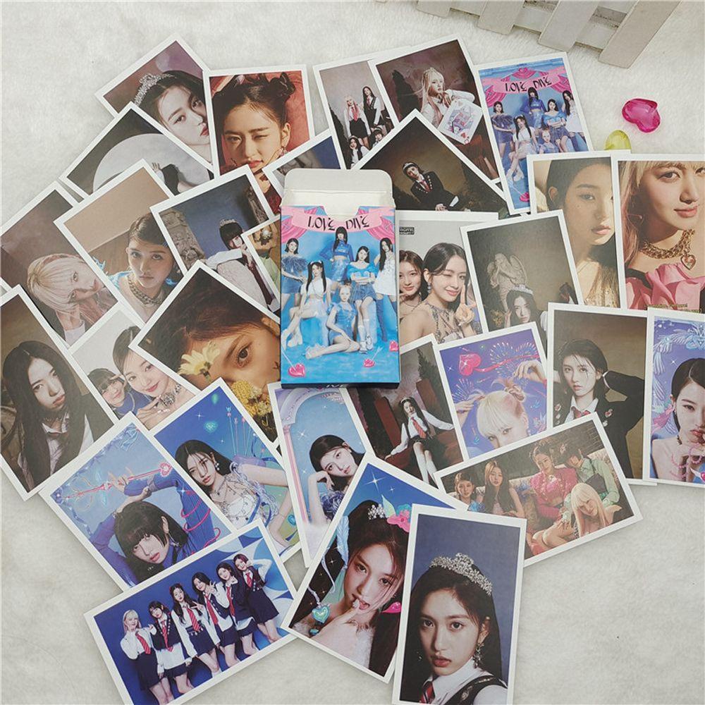 Needway  IVE Kids Photocard KPOP After Like Greetings Card Kartu Foto Kecil Postcards HD Cetak Album Photo Card