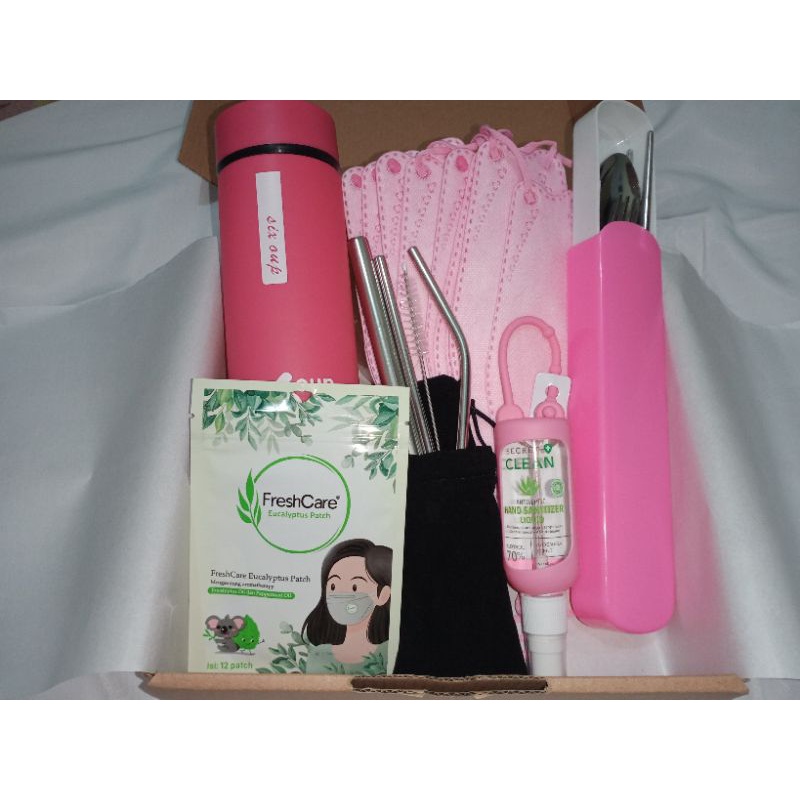 

6 in 1 Gift Box Set Alat Makan | Hampers Hadiah | Hampers Wisuda | Hampers Ulang Tahun | Depok