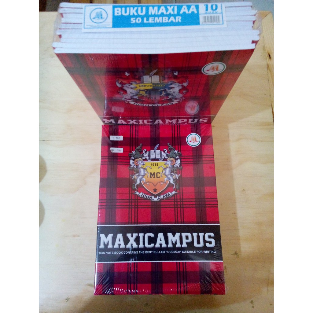 

Promo buku AA max Campus 50 lembar terlaris
