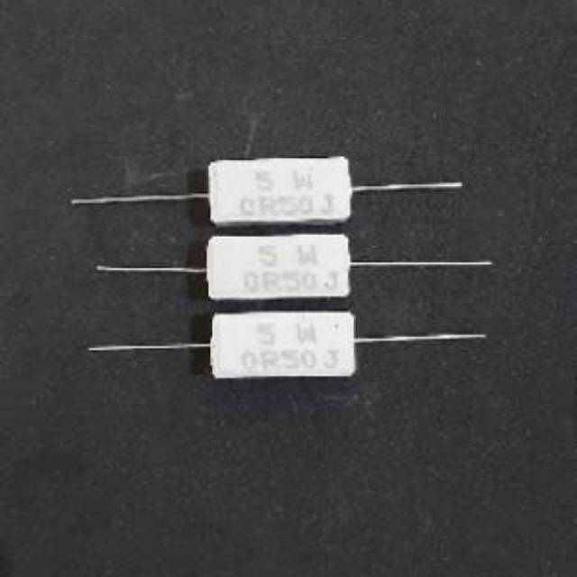 RESISTOR KAPUR 5WATT 0,22 0,33 0,47 ,05