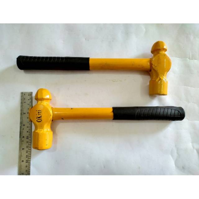 Palu Konde Gagang Besi 2 Lb/MARTIL/HAMMER KONDE/PALU GETOK/PALU KONDE BALL POINT HAMMER/PALU KETOK LOGAM METAL BERKUALITAS