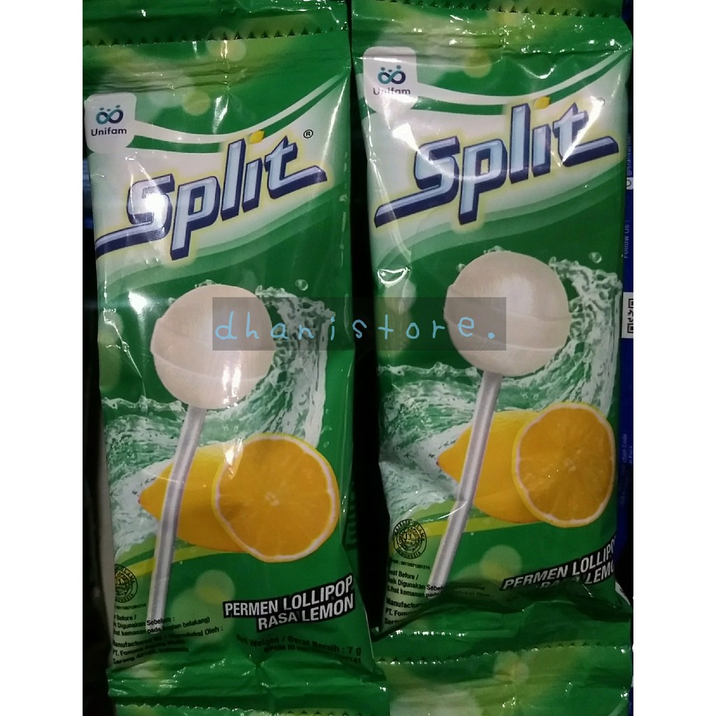 Permen Split (1pcs) Rasa Lemon/Sprite (ECER)