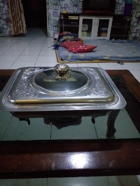 Tempat Makan Prasmanan Fast Food Stainless Stel