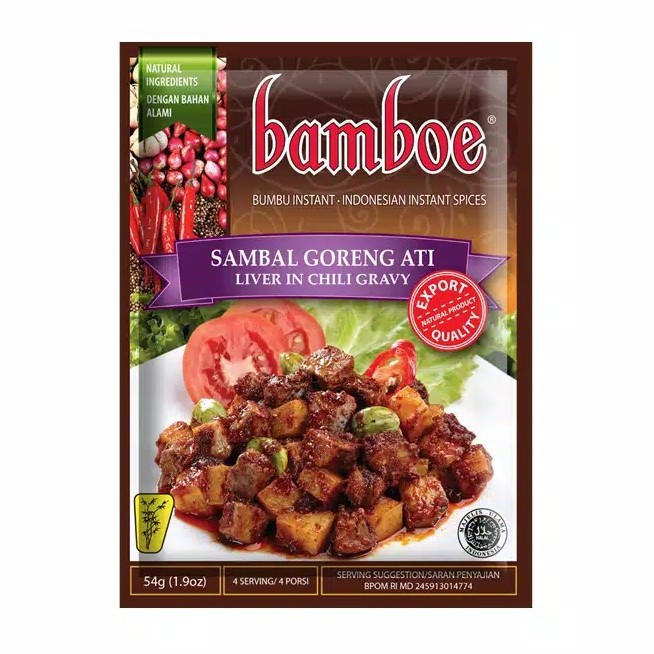 

Bamboe Bumbu Sambal Goreng Ati 54 gr