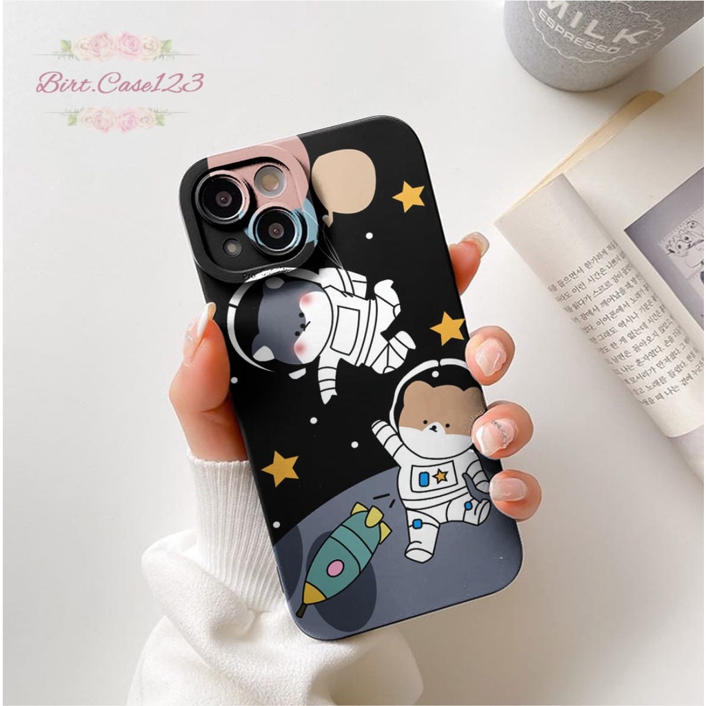 SOFTCASE PROCAMERA CUSTOM CAT SPACE OPPO VIVO SAMSUNG REALME XIAOMI IPHONE INFINIX FOR ALL TYPE BC6569