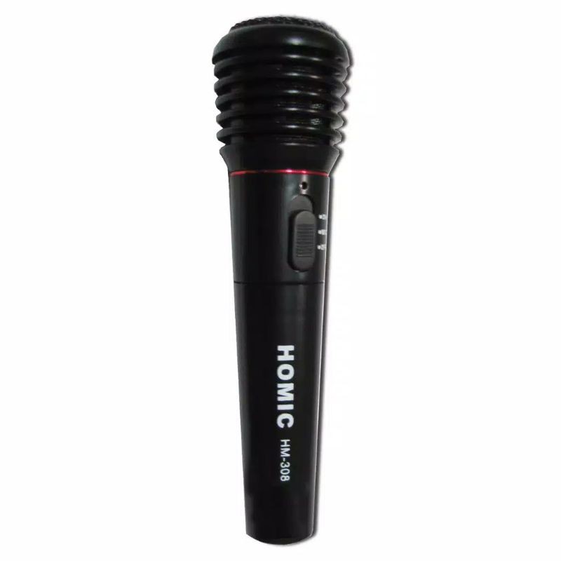 MIC HM-308 MICROPHONE SINGLE WIRELESS HOMIC 308 2in1 WIRELESS &amp; KABEL