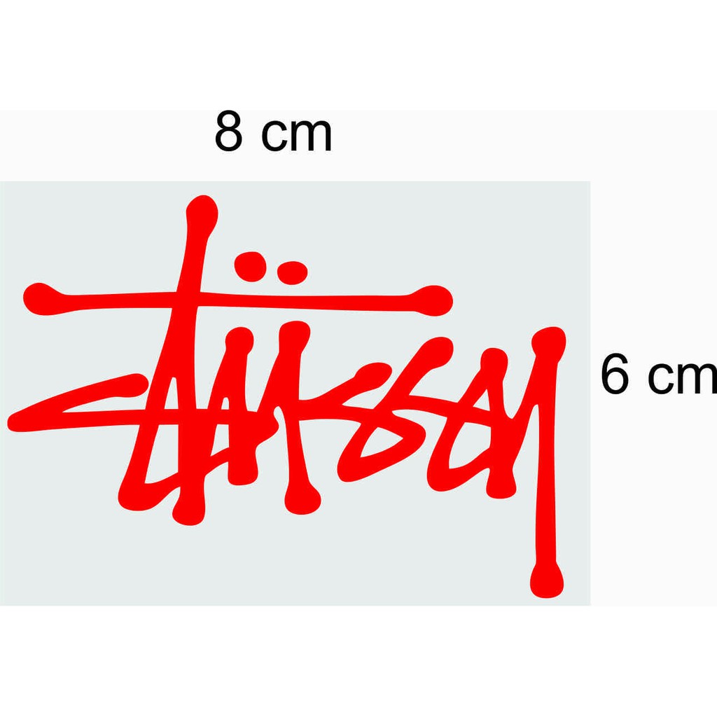 

sticker stussy cutting stussy bahan oracal651