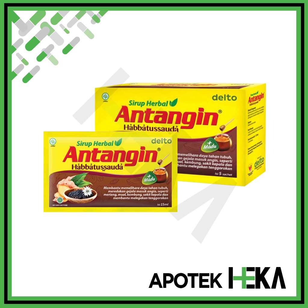 Antangin Habbatussauda Box isi 12 Sachet - Sirup Masuk Angin (SEMARANG)