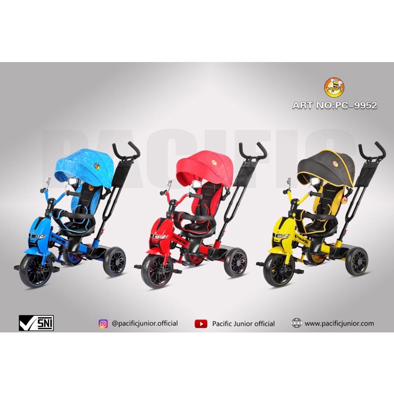 Sepeda anak roda tiga Pacific PC-9952