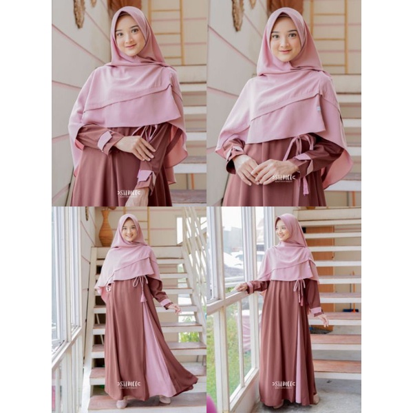 LAASYA SET ORIGINAL BY SILMEE / DRESS MUSLIM / GAMIS MODERN BUSUI FRIENDLY