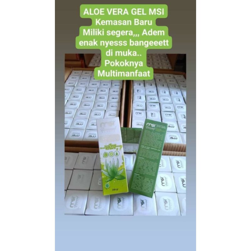 ALOE VERA GELL MSI 100%ORIGINAL