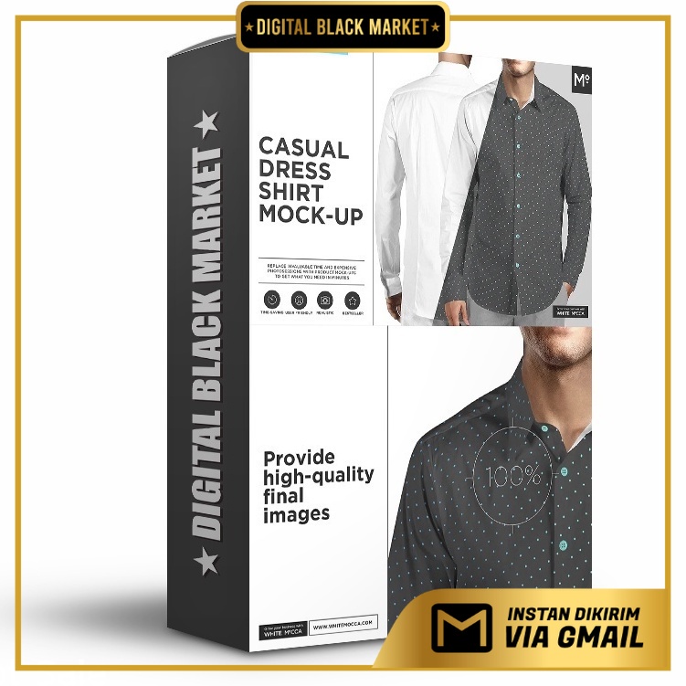 Casual Dress Shirt Mockups - Photoshop