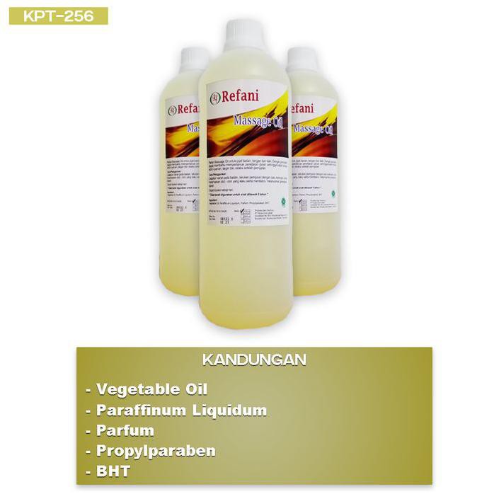 REFANI MASSAGE OIL 1 KG minyak pijat urut refleksi tubuh KPT-256 hemat