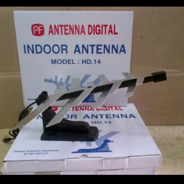 ANTENA SPYRO Antena Indoor Digital Flash Model PF HD14 Dual Band UHF VHF