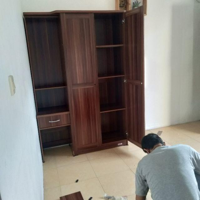 Lemari Pakaian 2 Pintu + Meja Rias Lpmr 8223