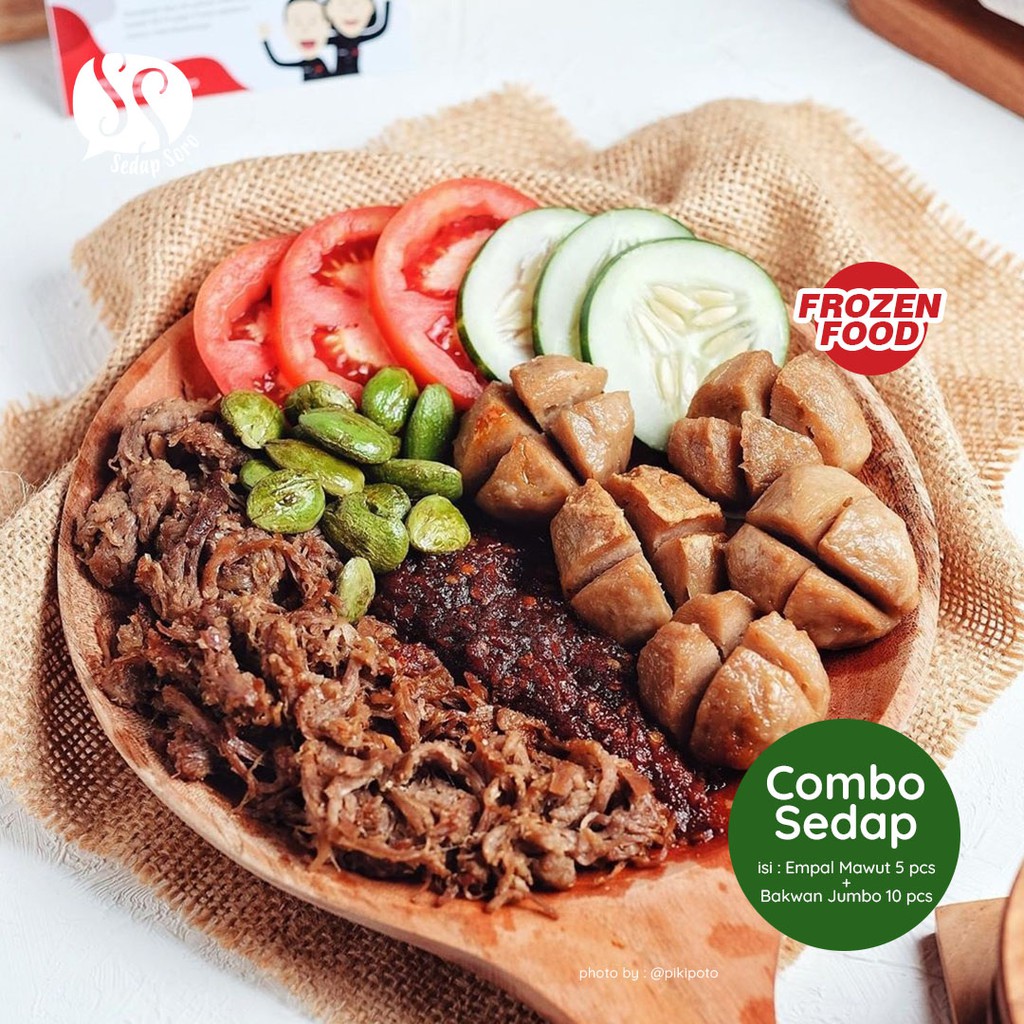 

Paket Combo Sedap (Bakwan + Empal Mawut) Frozen Food