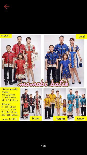 Dress Batik Couple Sarimbit Kd Madura