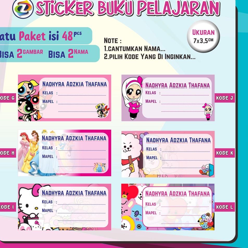 

Kekinian STIKER LABEL MATA PELAJARAN /STIKER BUKU/STIKER MAPEL ン