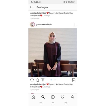 Arista tunik pakaian wanita fashion muslim