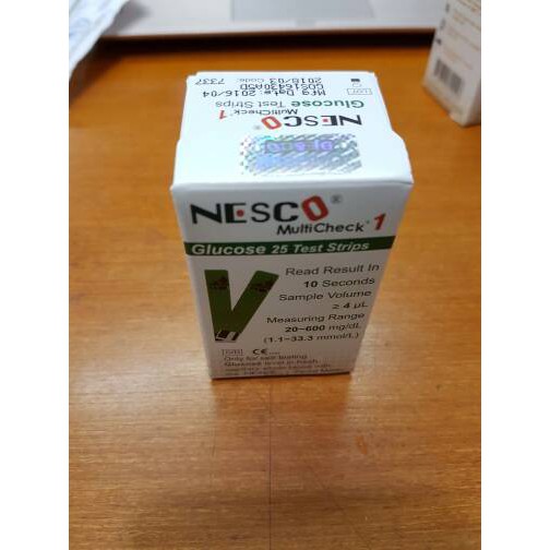 

Strip Nesco gula darah glucose