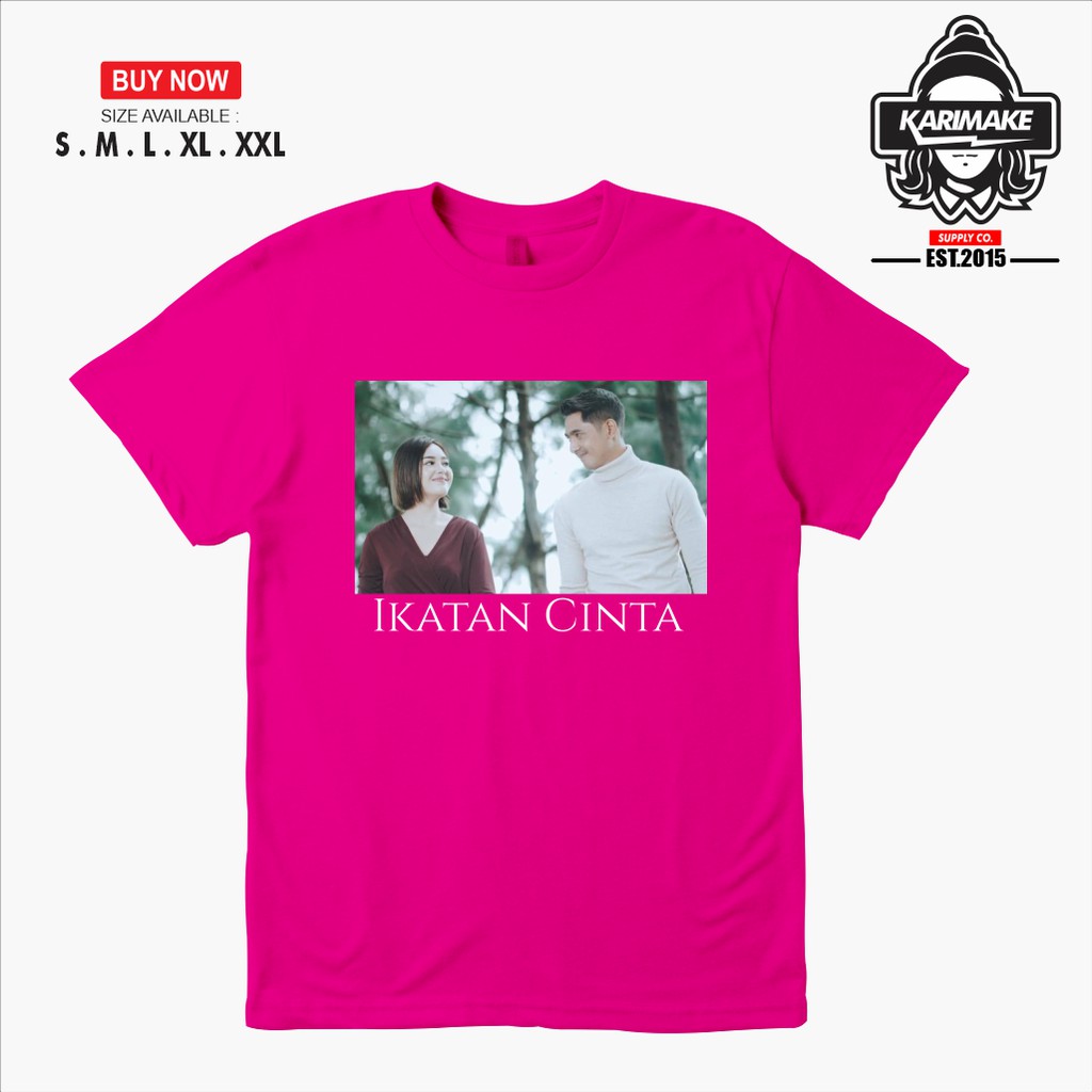 Kaos Baju Sinetron IKATAN CINTA MAS AL DAN ANDIN Kaos Distro - juraganpoloshirt