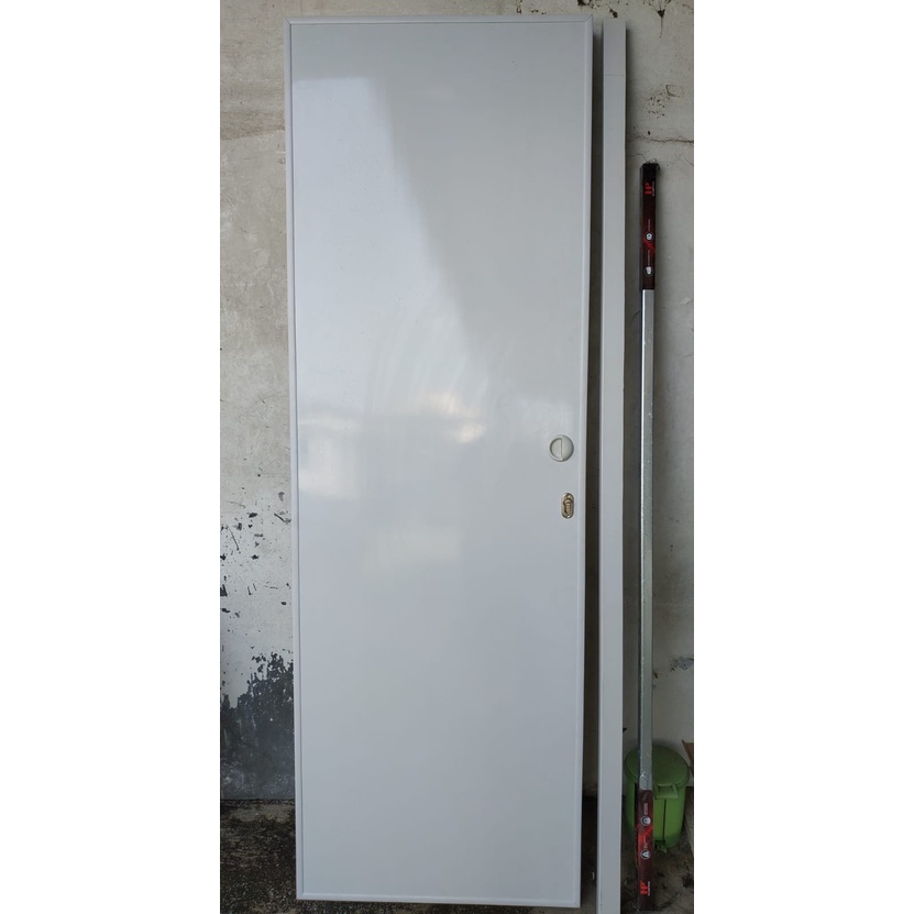 PINTU PVC SLIDING CUSTOM KOMPLIT KUNCI DAN REL