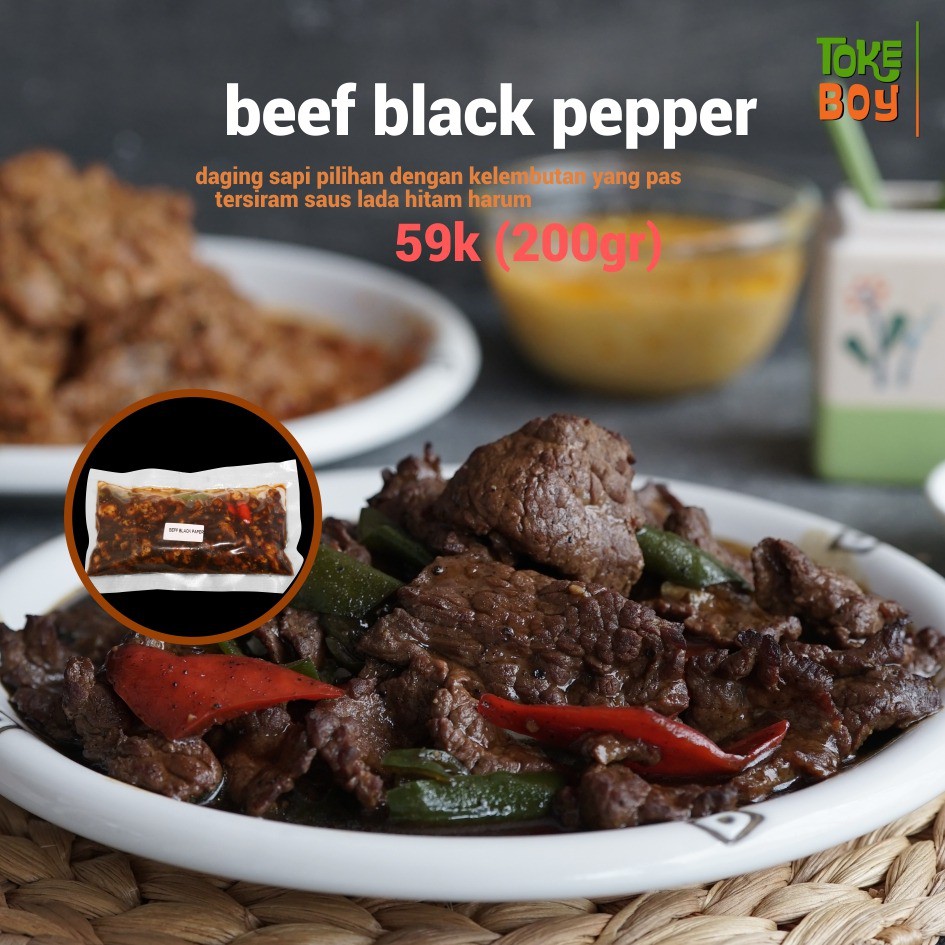 Frozen Food Beef Blackpepper Shopee Indonesia