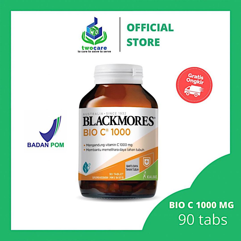 Blackmores Bio C 1000 1000 mg 90 tablet Suplemen Vitamin C Immunity Daya Tahan Tubuh BPOM Kalbe