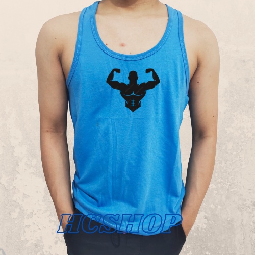 Singlet Pria Dewasa GYM Singlet Dewasa Cowok Cewek Cotton Combed Kualitas Premium Adem