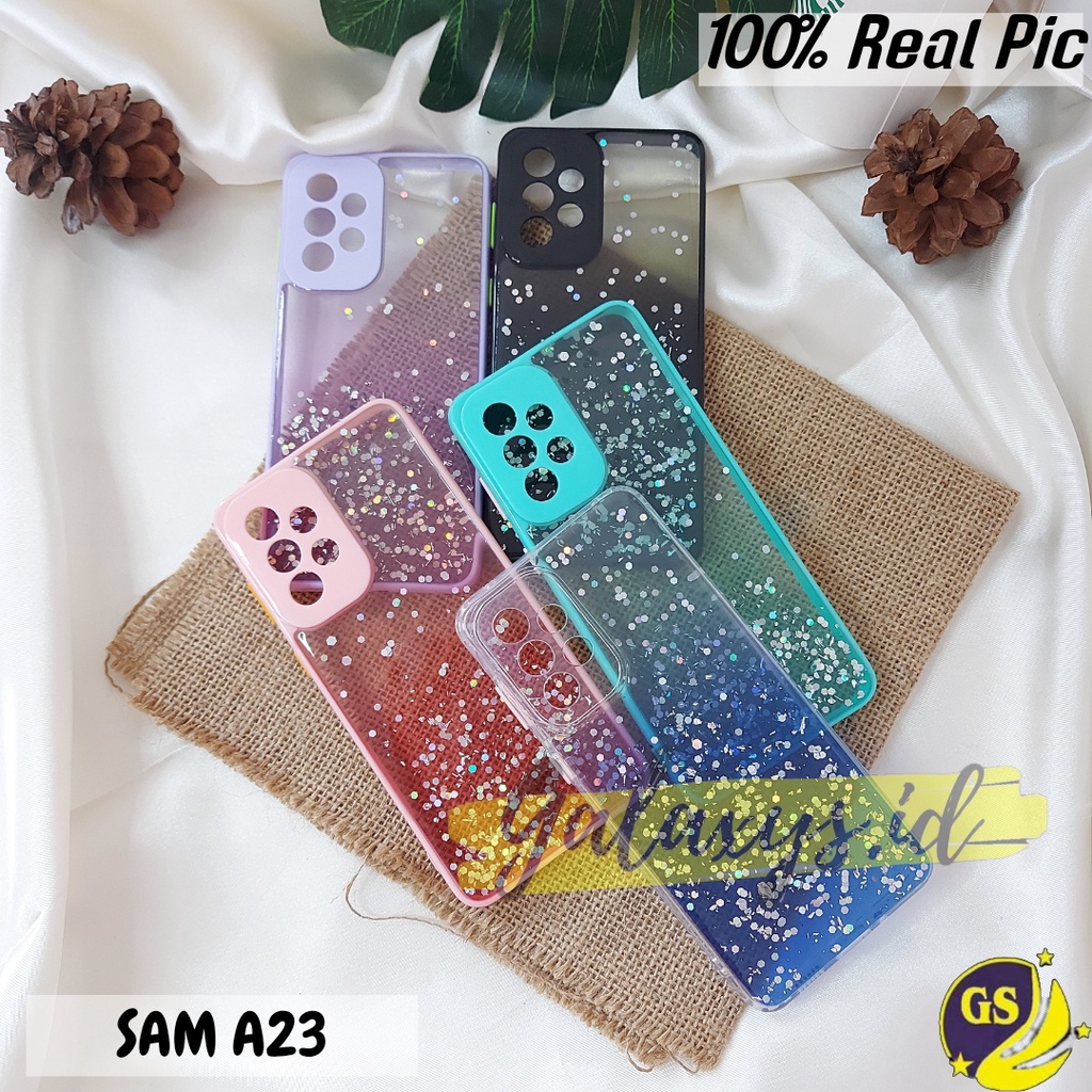 SAMSUNG A04S 2022 S21 FE 2022 A13 4G A23 4G A33 5G A53 5G A73 5G 2022 Case Dove Glitter Bling Star Light Candy  Camera Macaron Gliter Pelindung Kamera