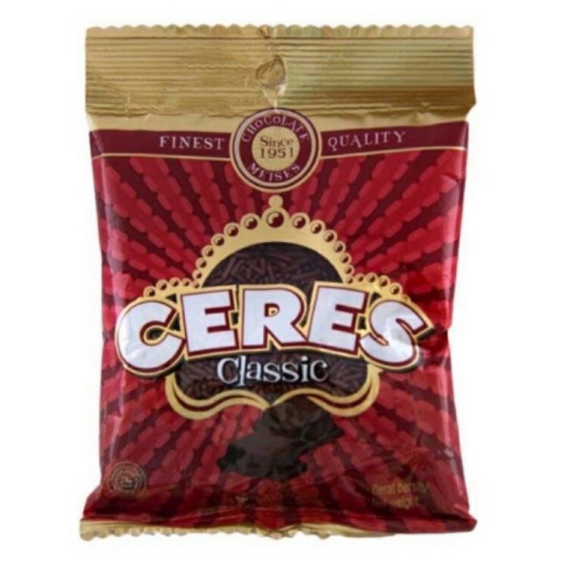 

Ceres classic 90gram hagelslag meses safari 100gram